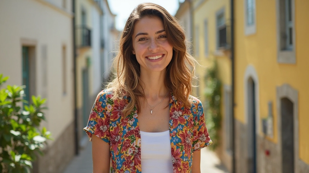 Mulher imigrante brasileira que completou o curso de português